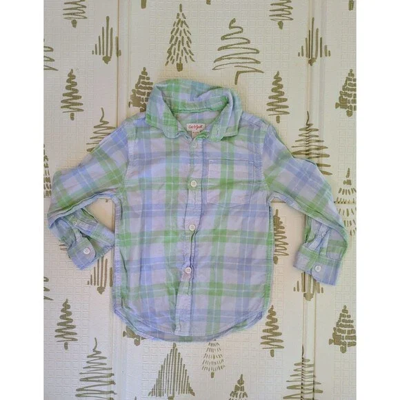 Boys 4T 5T Clothing Lot 7pc Tommy Hilfiger Wrangler H&M Cat & Jack Shirts Jeans - Picture 4 of 9